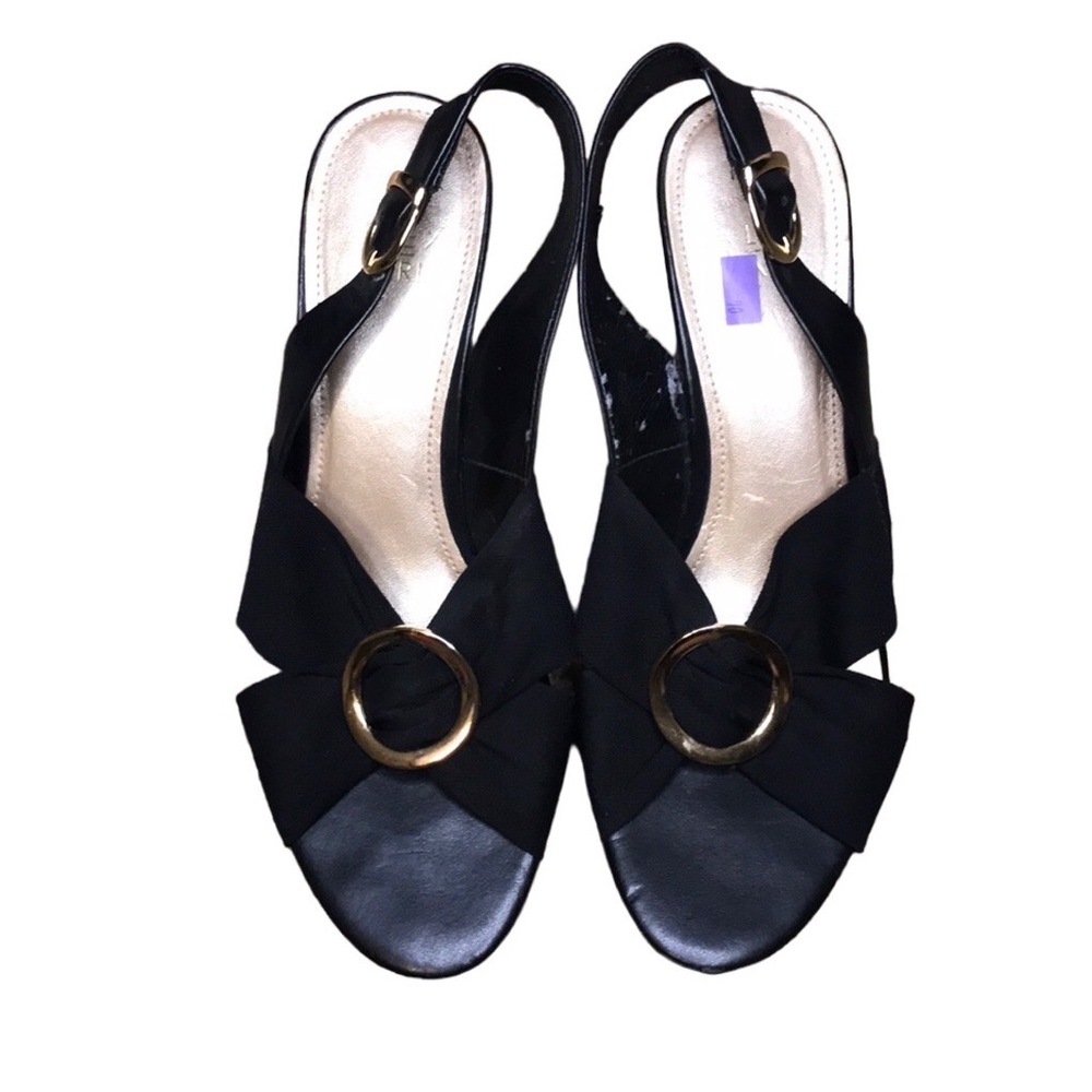 Alex Marie Open Toe Fabric Sandals Size 7